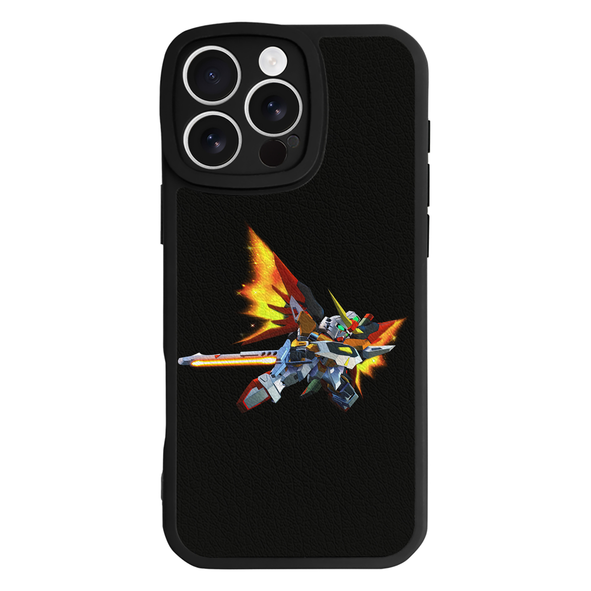 （画像用） 機動戦士ガンダム Mobile Suit Gundam 【iPhone 16シリーズ対応】シリコンスマホケース（レザー調） 材質：シリコン